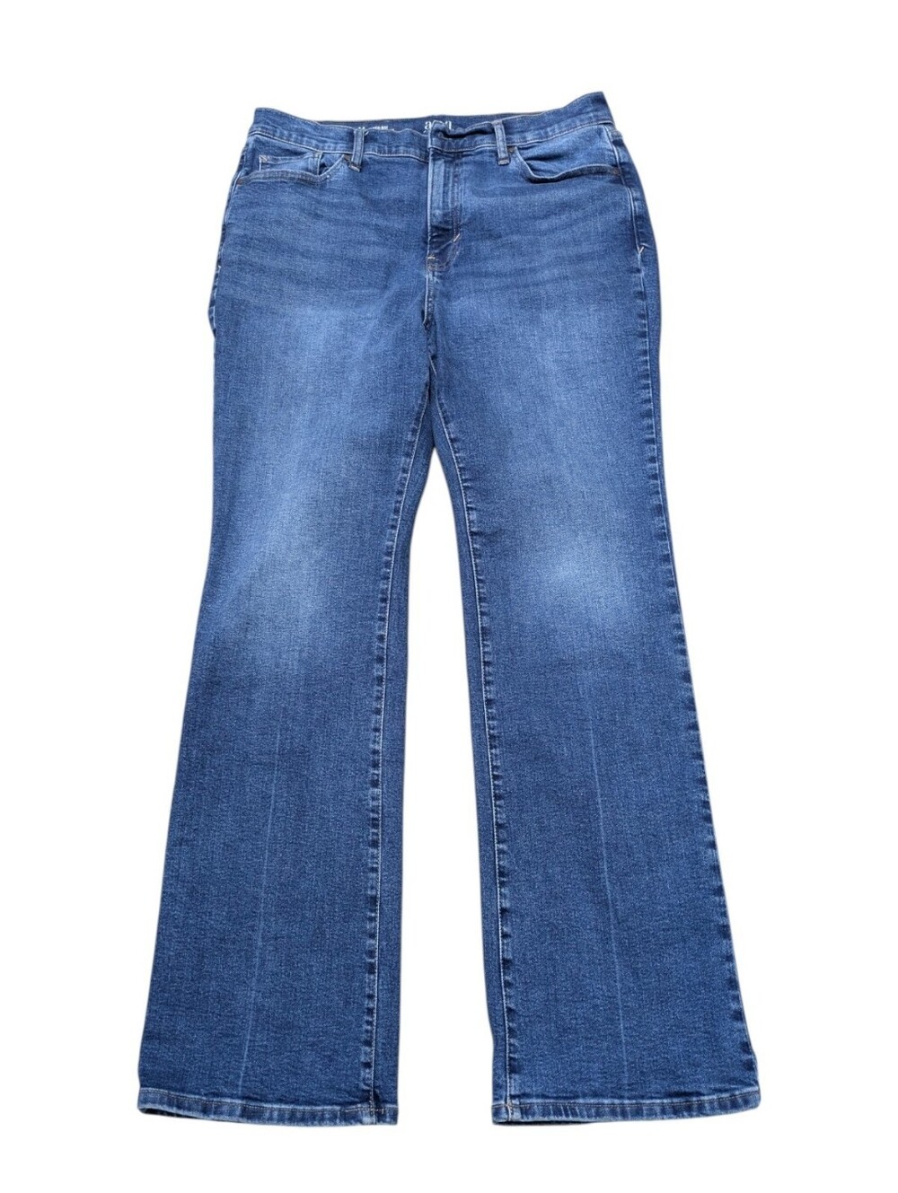 ana High Rise Vintage Boot Cut Denim Jeans Medium Wash Casual Western  14